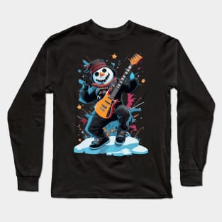 Rockstar snowman Long Sleeve T-Shirt